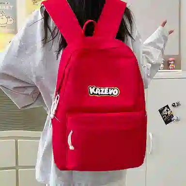 醇龙 小众大学生初中可爱简约百搭 尼龙 双肩包 女款 多色