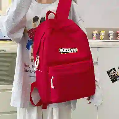 醇龙 小众大学生初中可爱简约百搭 尼龙 双肩包 女款 多色