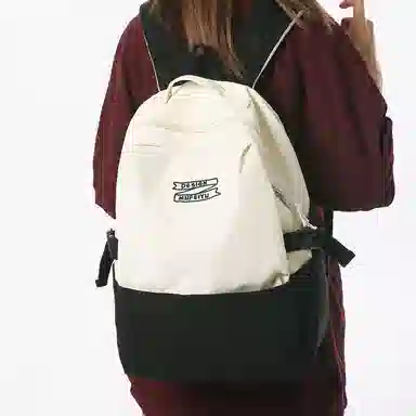 醇龙 休闲大容量 条绒 双肩包