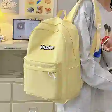 醇龙 小众大学生初中可爱简约百搭 尼龙 双肩包 女款 多色