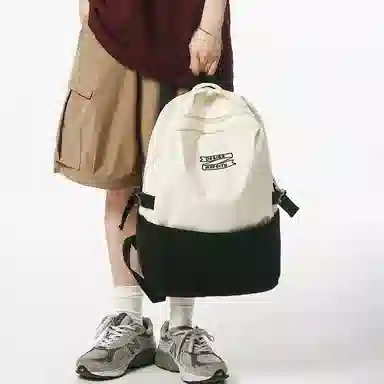 醇龙 休闲大容量 条绒 双肩包