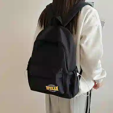 醇龙 轻便简约 尼龙 双肩包 常规 女款 粉色/蓝色/黑色/白色/红色