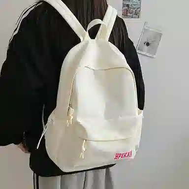 醇龙 轻便简约 尼龙 双肩包 常规 女款 粉色/蓝色/黑色/白色/红色