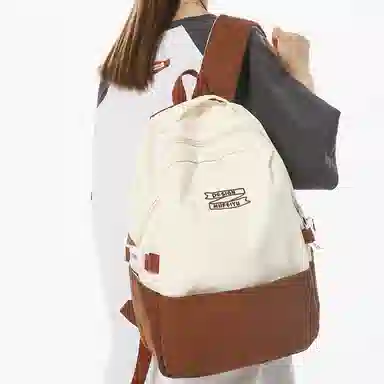 醇龙 休闲大容量 条绒 双肩包