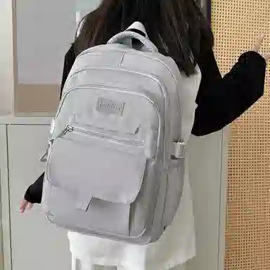 醇龙 简约百搭大容量 尼龙 双肩包 常规 女款 白色/蓝色/黑色/紫色/灰色