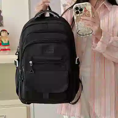 醇龙 简约百搭大容量 尼龙 双肩包 常规 女款 白色/蓝色/黑色/紫色/灰色