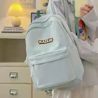 醇龙 小众大学生初中可爱简约百搭 尼龙 双肩包 女款 多色