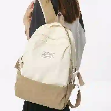 醇龙 休闲大容量 条绒 双肩包