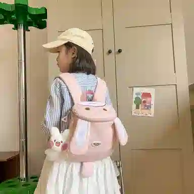 醇龙 卡通幼儿宝宝外出旅游小背包小女孩书包日系可爱背包 尼龙 双肩包 儿童款 多色