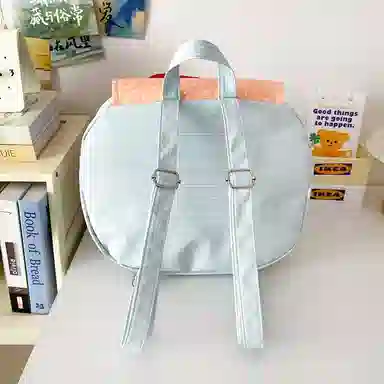 醇龙 可爱高颜值超萌 复合布 双肩包 女款 蓝色/粉色/黄色/绿色