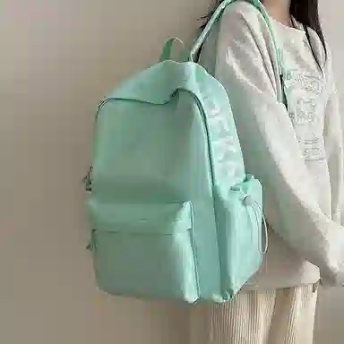 醇龙 轻便简约大容量休闲 尼龙 双肩包 女款 粉色/白色/黑色/黄色/绿色