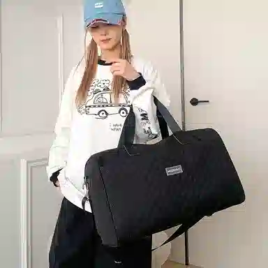 醇龙 大容量拉链开合 健身包 男女通用 尼龙 多色