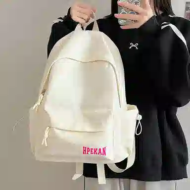 醇龙 轻便简约 尼龙 双肩包 常规 女款 粉色/蓝色/黑色/白色/红色