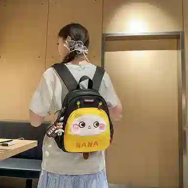 醇龙 小众设计背包休闲可爱潮流简约 尼龙 双肩包 女款 多色