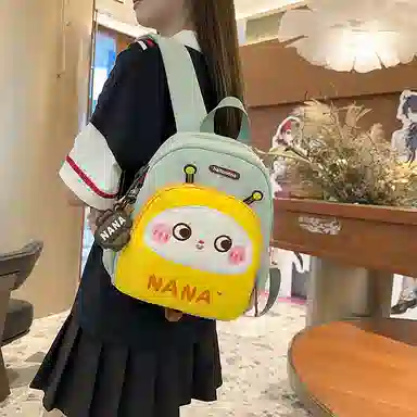 醇龙 小众设计背包休闲可爱潮流简约 尼龙 双肩包 女款 多色