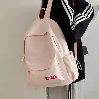 醇龙 轻便简约 尼龙 双肩包 常规 女款 粉色/蓝色/黑色/白色/红色