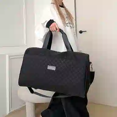 醇龙 大容量拉链开合 健身包 男女通用 尼龙 多色