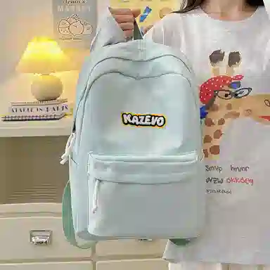 醇龙 小众大学生初中可爱简约百搭 尼龙 双肩包 女款 多色