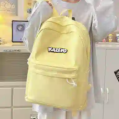 醇龙 小众大学生初中可爱简约百搭 尼龙 双肩包 女款 多色