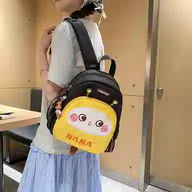 醇龙 小众设计背包休闲可爱潮流简约 尼龙 双肩包 女款 多色