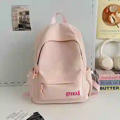 醇龙 轻便简约 尼龙 双肩包 常规 女款 粉色/蓝色/黑色/白色/红色