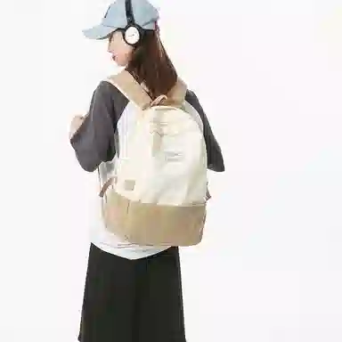 醇龙 休闲大容量 条绒 双肩包