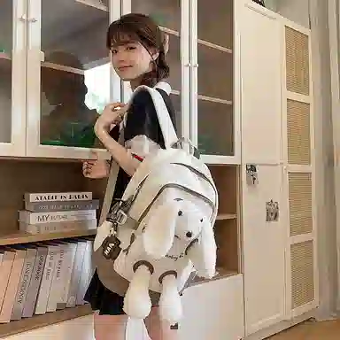 醇龙 可爱时尚高颜值潮流 尼龙 双肩包 常规 女款 多色