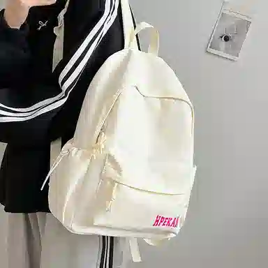 醇龙 轻便简约 尼龙 双肩包 常规 女款 粉色/蓝色/黑色/白色/红色