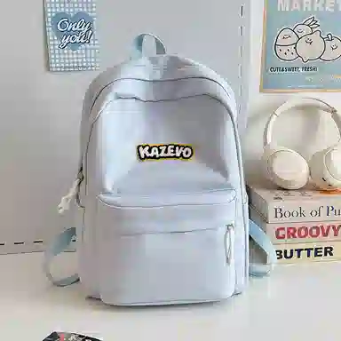 醇龙 小众大学生初中可爱简约百搭 尼龙 双肩包 女款 多色