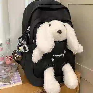 醇龙 可爱时尚高颜值潮流 尼龙 双肩包 常规 女款 多色