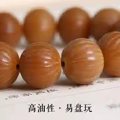 赤藤 新中式古风文玩雕刻配饰黑檀回纹珠盘玩佛珠单圈百搭潮流复古国风文玩时尚潮流文化传承高级文玩 白玉菩提 手串 男女同款情侣款