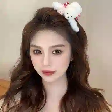 如花梦 可爱卡通动物高级感后脑勺 亚克力 发夹 女款