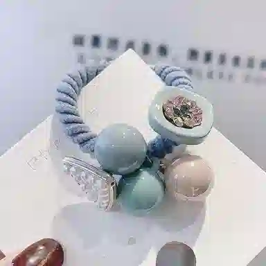 如花梦 多巴胺糖果色发绳 小清新 发饰扎头发高马尾 皮筋 亚克力 发圈 头绳 女款