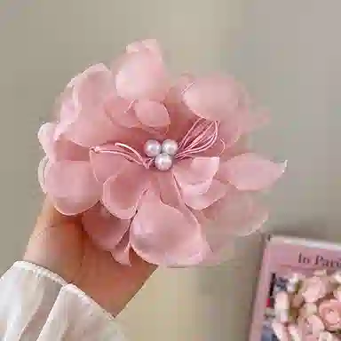 如花梦 超仙花朵 网纱 发夹 女款