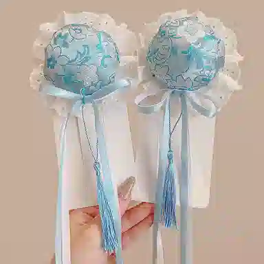 如花梦 中国风小众丸子发包 布艺 发夹 女款