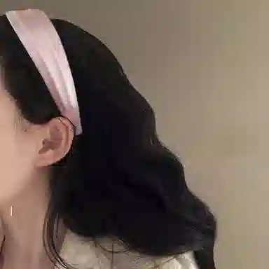 如花梦 高颅顶高级感洋气时尚宽边压发头箍气质 布艺 发箍 女款