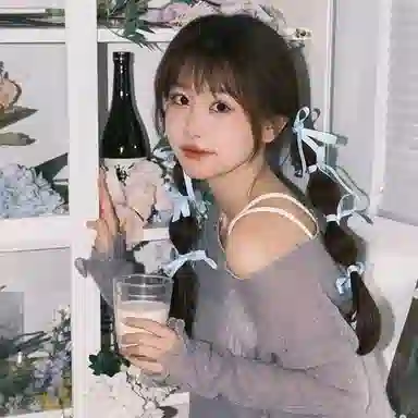 如花梦 粉色芭蕾风蝴蝶结蕾丝飘带双马尾绑发 绸缎 发带 女款