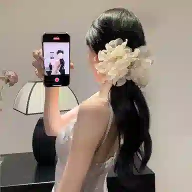 如花梦 超仙花朵 网纱 发夹 女款