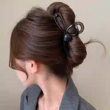 如花梦  磨砂高级感抓夹女后脑勺发量多盘发气质大 鲨鱼夹 头饰 女款