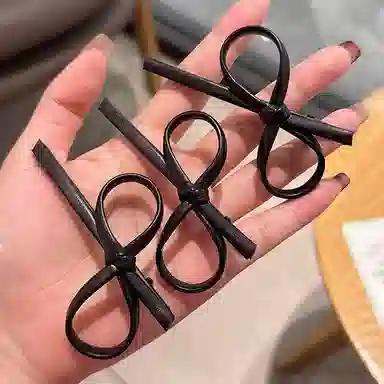 如花梦 蝴蝶结经典百搭 合金 发夹 女款