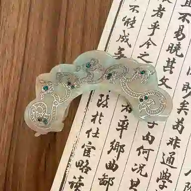 如花梦 文创青丝蟠螭抓夹国风气质搭配汉服 醋酸 发夹 女款