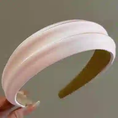 如花梦 高颅顶高级感洋气时尚宽边压发头箍气质 布艺 发箍 女款