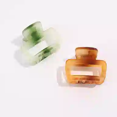 如花梦 高级感半透明 气质百搭 亚克力 发夹 女款