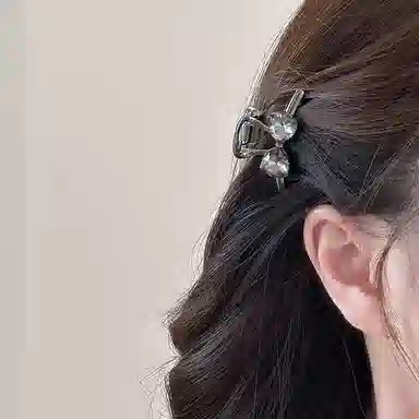 如花梦 气质金属蝴蝶结高级感 合金 发夹 女款