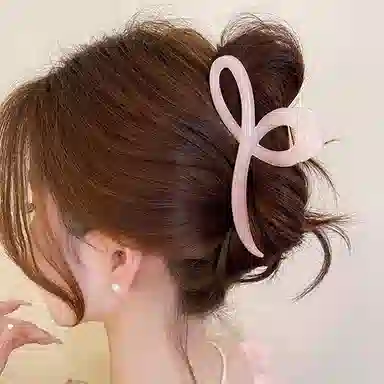 如花梦  磨砂高级感抓夹女后脑勺发量多盘发气质大 鲨鱼夹 头饰 女款