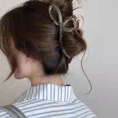 如花梦  磨砂高级感抓夹女后脑勺发量多盘发气质大 鲨鱼夹 头饰 女款