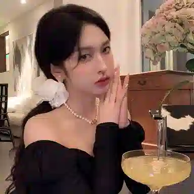 如花梦 高级感满天星网纱大肠气质扎头发 布艺 头绳 女款