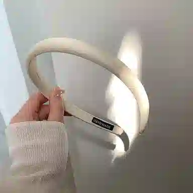 如花梦 甜美高颅顶发饰小清新细边显脸小日常压发洗脸发卡 布艺 发箍 女款