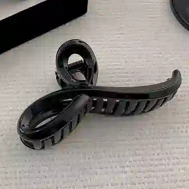 如花梦  磨砂高级感抓夹女后脑勺发量多盘发气质大 鲨鱼夹 头饰 女款