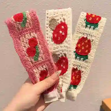 如花梦 复古针织刺绣花朵 布艺 发带 女款